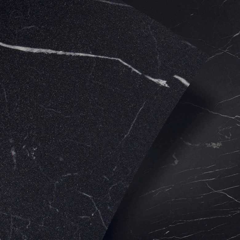 Tile stickers marble look, black and white - Furniture foil, kitchen splashback, bathroom foil 