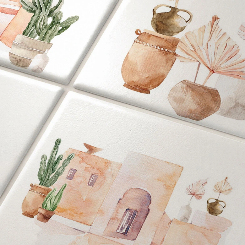 Tegelstickers - Life in Morocco (set van 12) 
