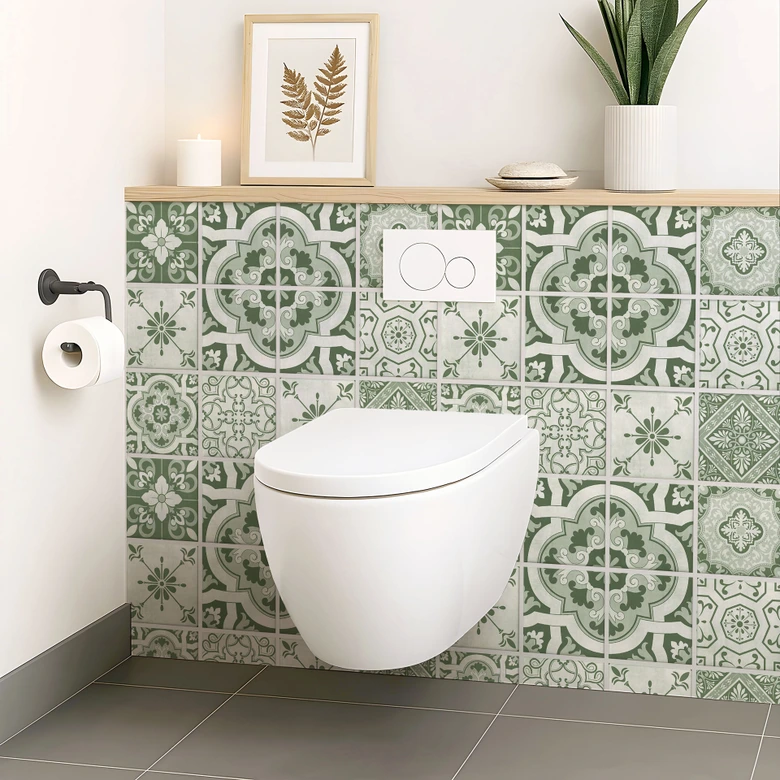 Fliesenaufkleber Ornamente-Set - 12er Set 