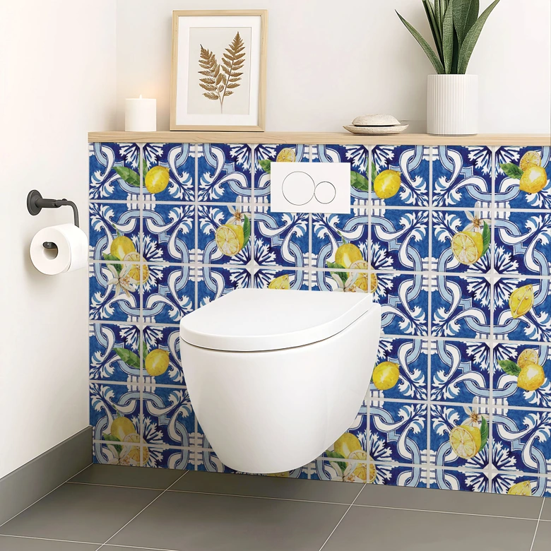 Tegelstickers Sicilian Blue (12 stuks) 