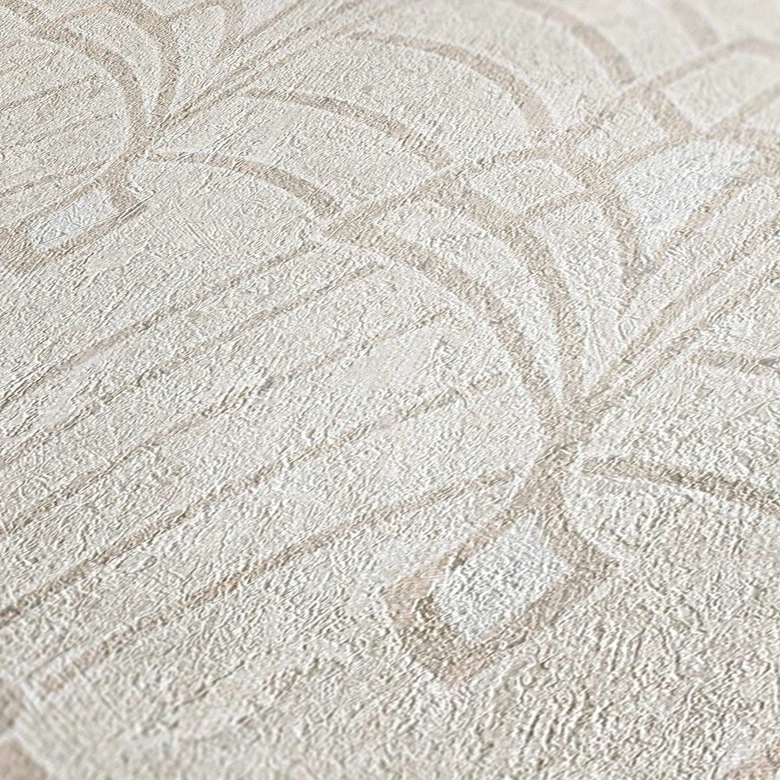 Livingwalls Art Déco Tapete Mata Hari Vliestapete beige, creme 
