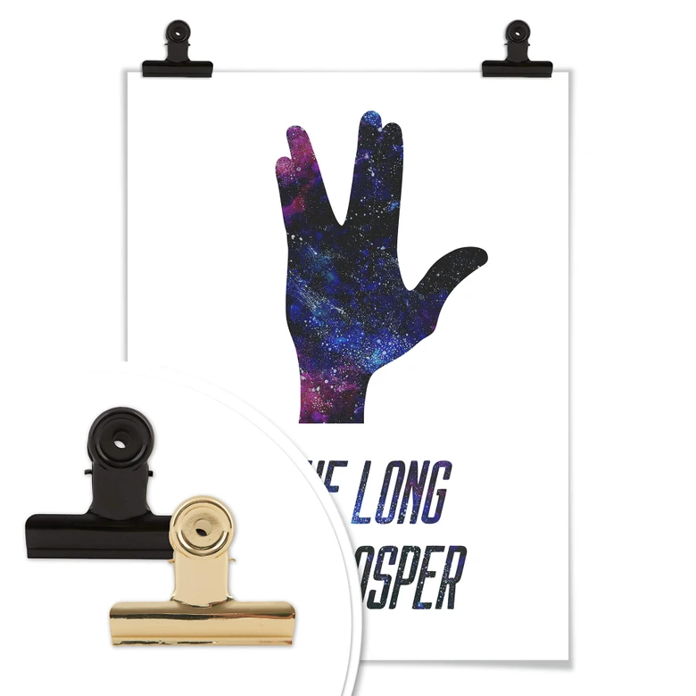 Poster Live long and prosper 