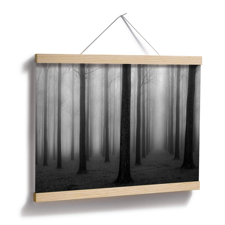 Poster Bongaerts - Nebel im Wald 