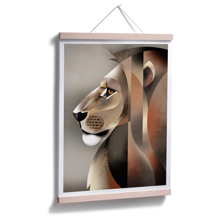 Poster Braun - Lion 