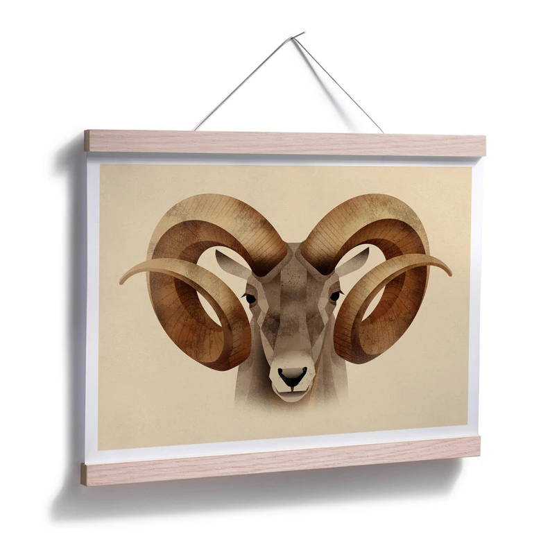 Poster Braun - Urial 