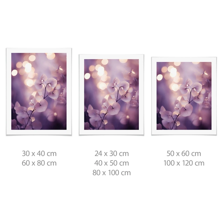 Poster Zarte Orchidee in Lila - Treechild 