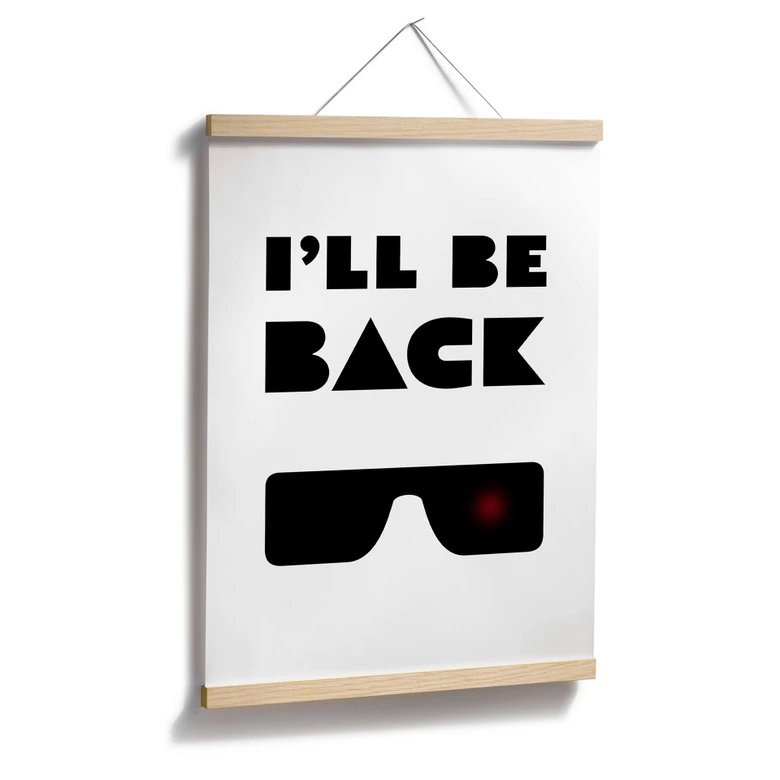 Poster I'll be back 