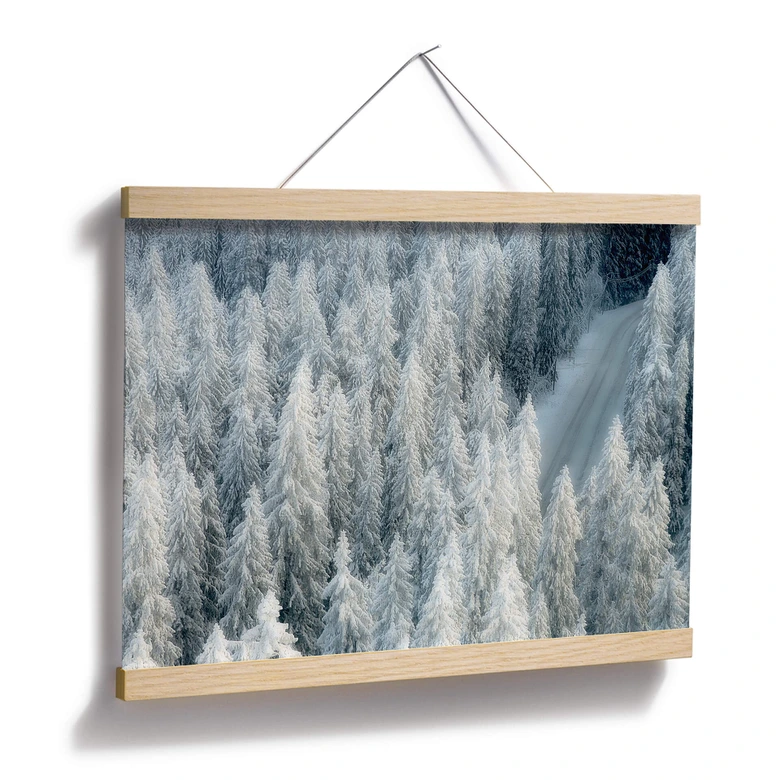 Poster Kalliolahti - Weisser Winter 