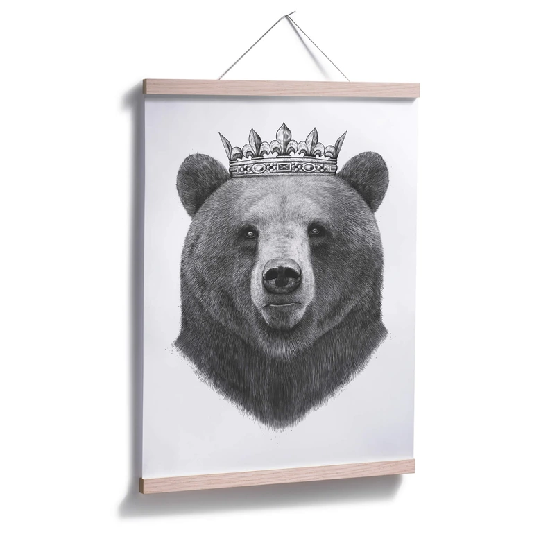 Póster Korenkova - Rey Oso 