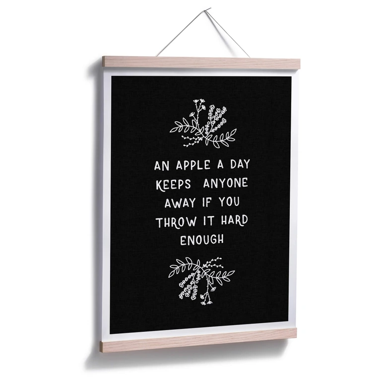 Póster Orara Studio - Una manzana al día 