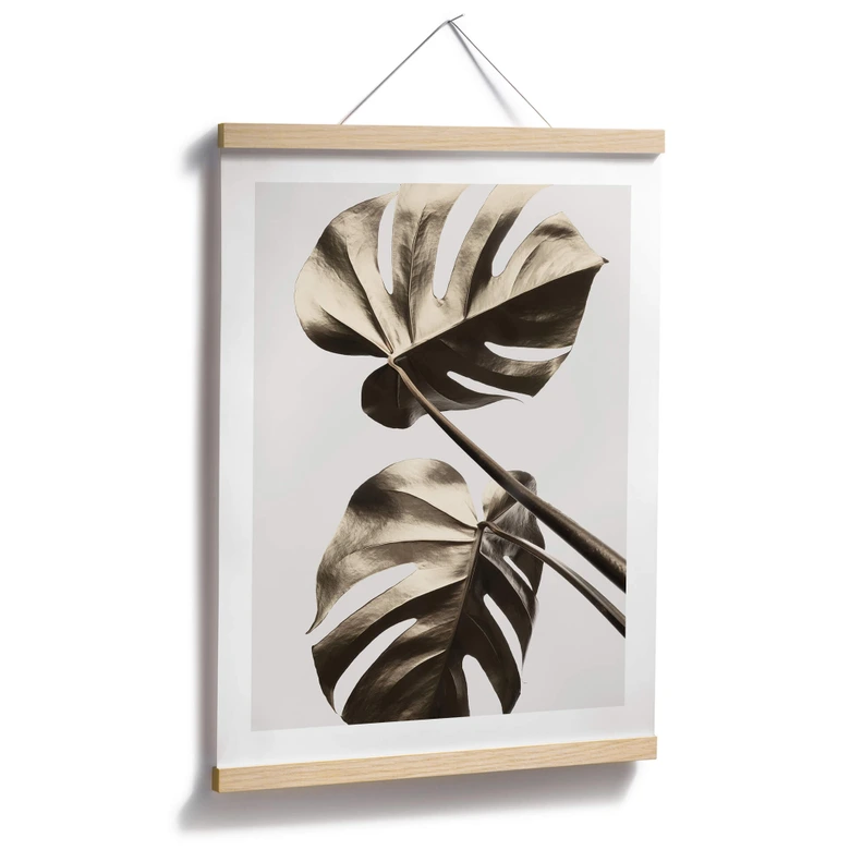 Poster 1X Studio - Goldene Monstera 