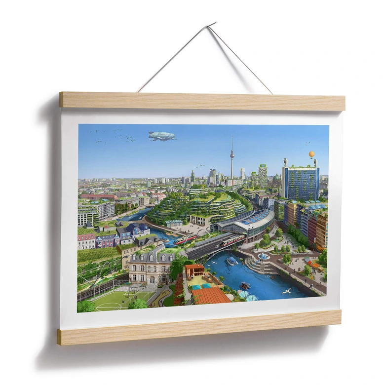 Poster aerroscape - Berlin 