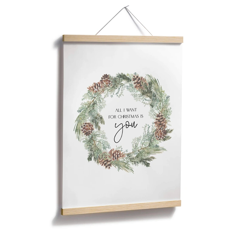 Poster All I want for Christmas is you 