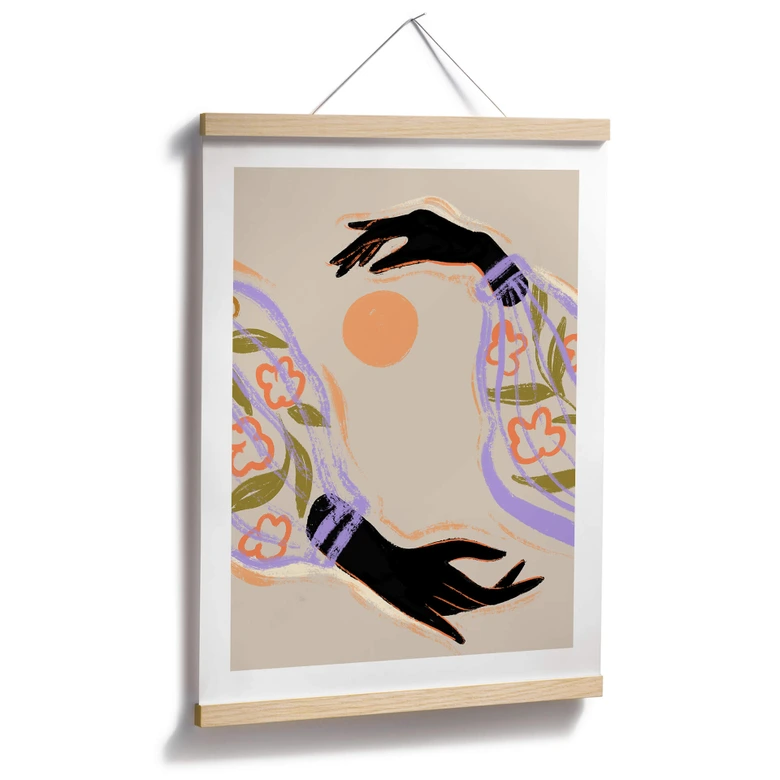 Plakat Art Print - Arty Guava - Ujarzmij słońce 