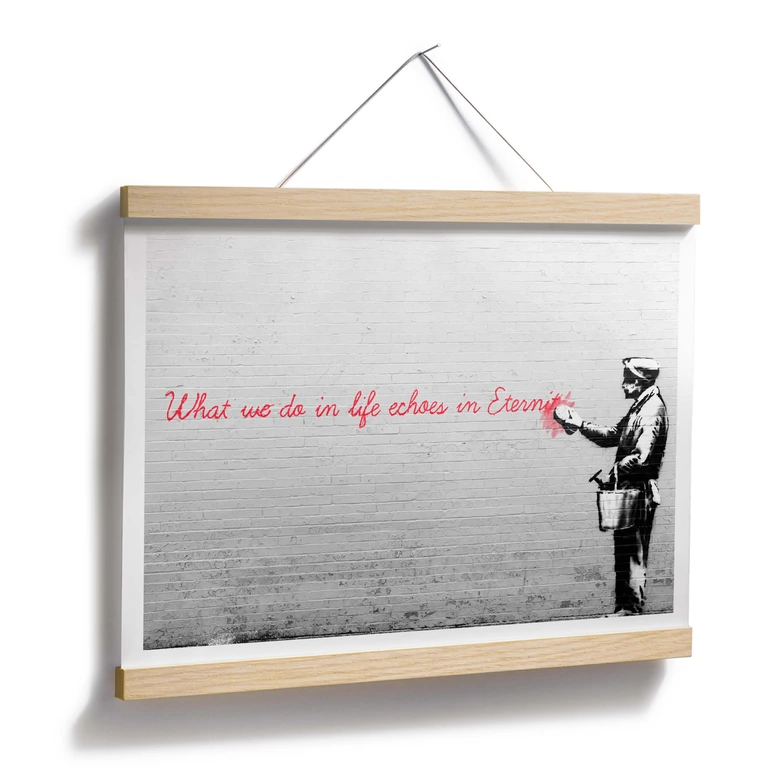 Poster Banksy - Ekon i evigheten 