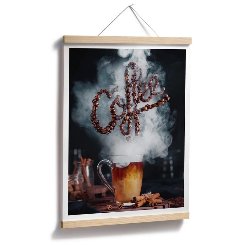 Poster Belenko - odeur de café 