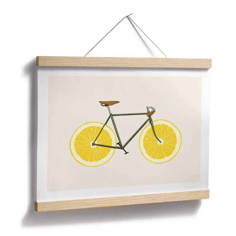 Poster Lemon Bicycle - Bodart 