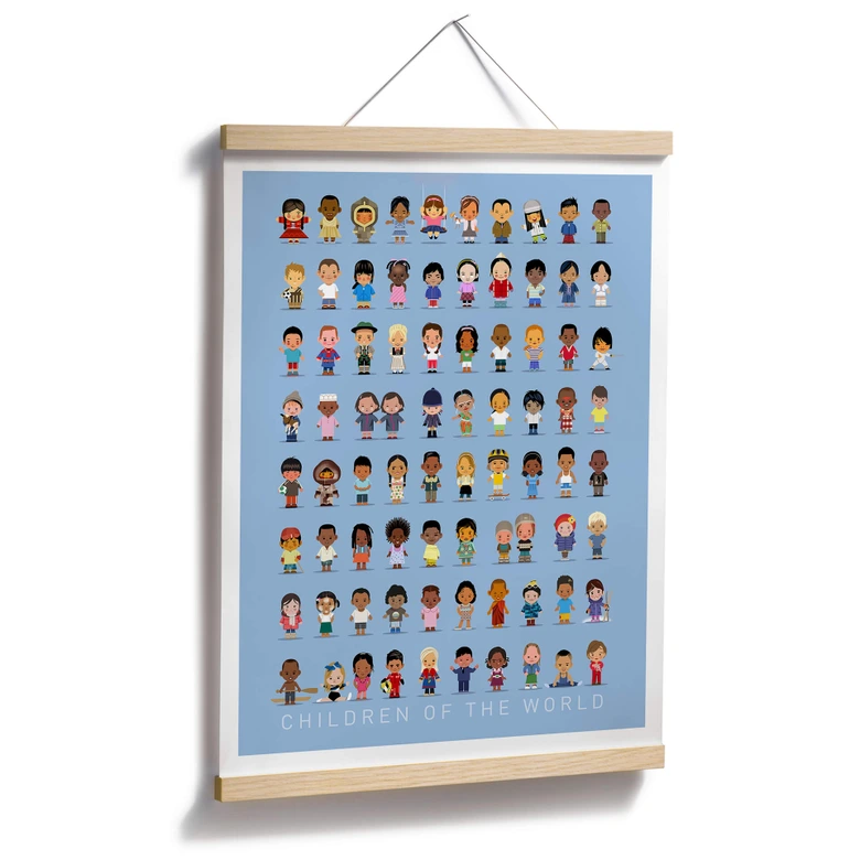 Poster Braun - Children of the world 