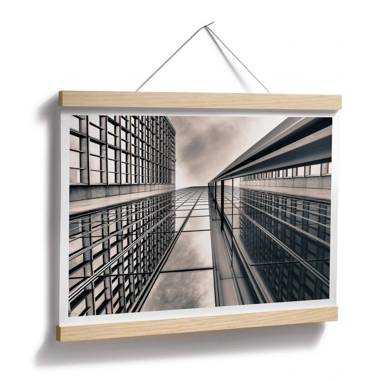 Poster Brown - Wolkenkratzer 