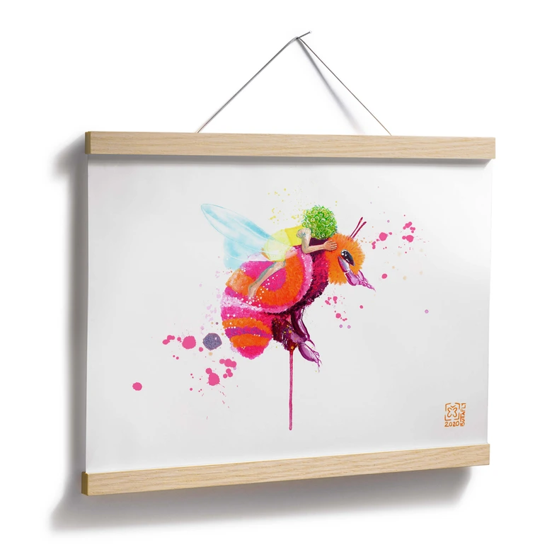 Poster Buttafly - Bienenmädchen 