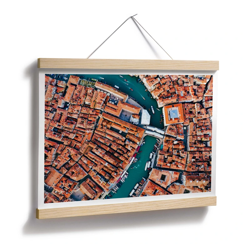 Poster Colombo - Venedig von oben 