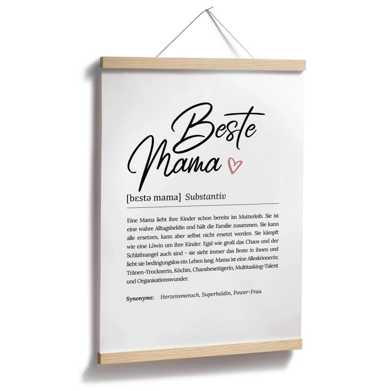 Poster Definition - Beste Mama 