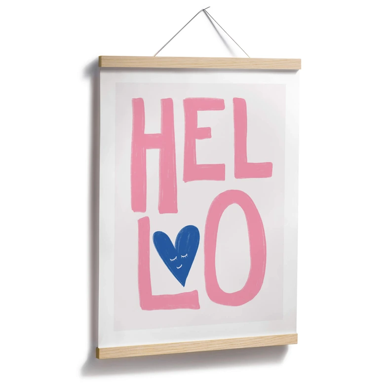 Poster Hello - Fritsch - En vänlig hälsning 