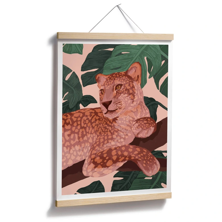 Poster Goed Blauw - Goldener Panther 
