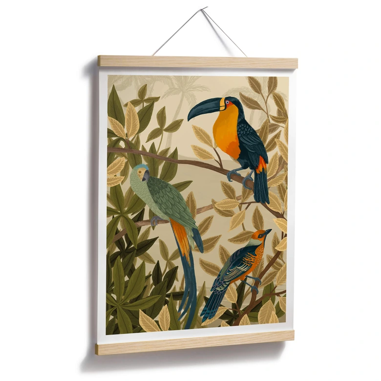 Poster Goed Blauw - Paradies 