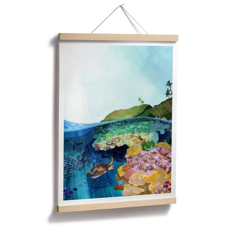 Póster Goed Blauw - Bajo el agua 