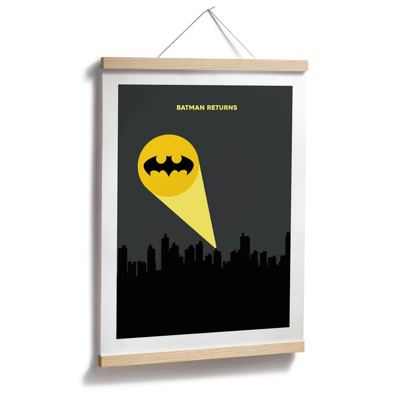 Cartel inspirado en la película "El regreso de Batman" - Gomes 