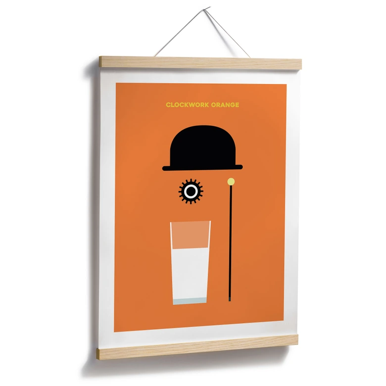 Plakat Inspireret af filmen "Clockwork Orange" - Gomes 