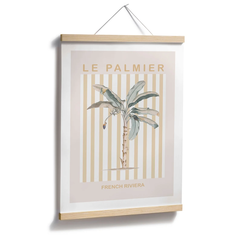 Poster Palme an der Französischen Riviera - Grace Digital Art 