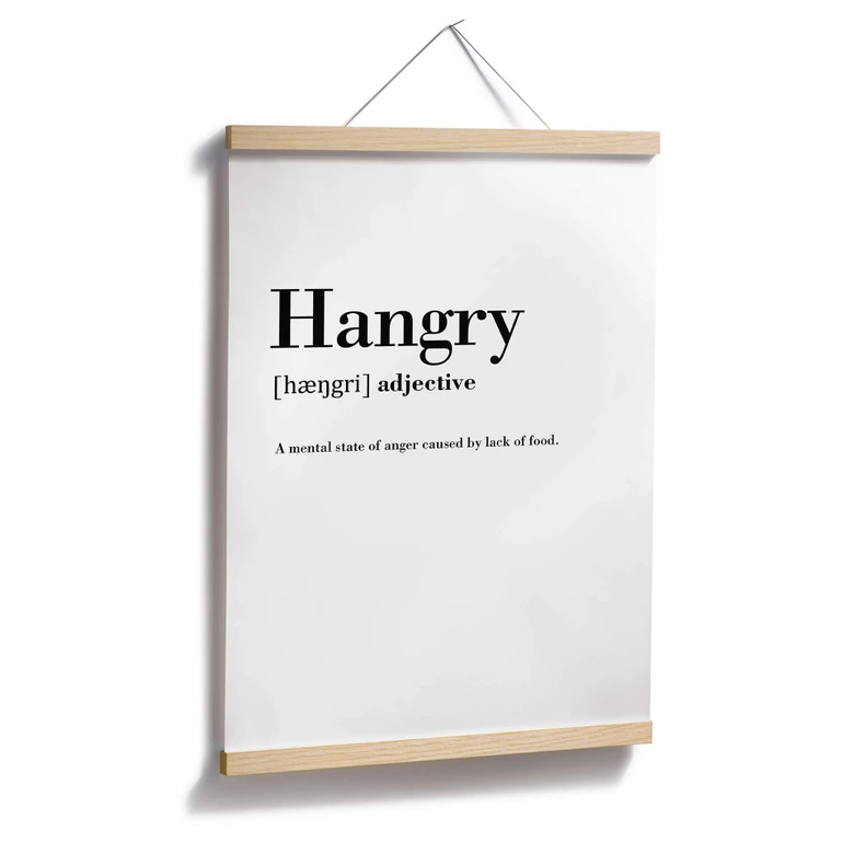 Poster Grammatik - Hangry 