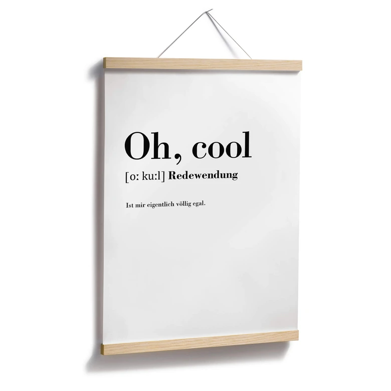 Poster Grammatik - Oh, cool 