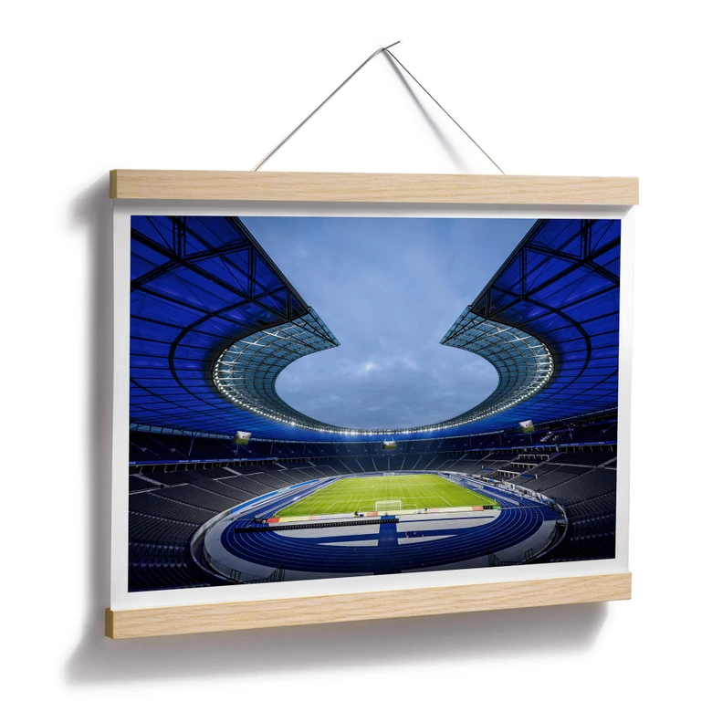 Poster Hertha BSC Blaues Olympiastadion 