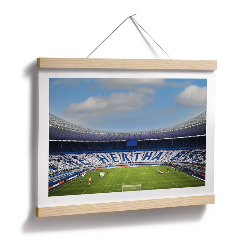 Poster Hertha BSC - Hertha Choreo in der Ostkurve 