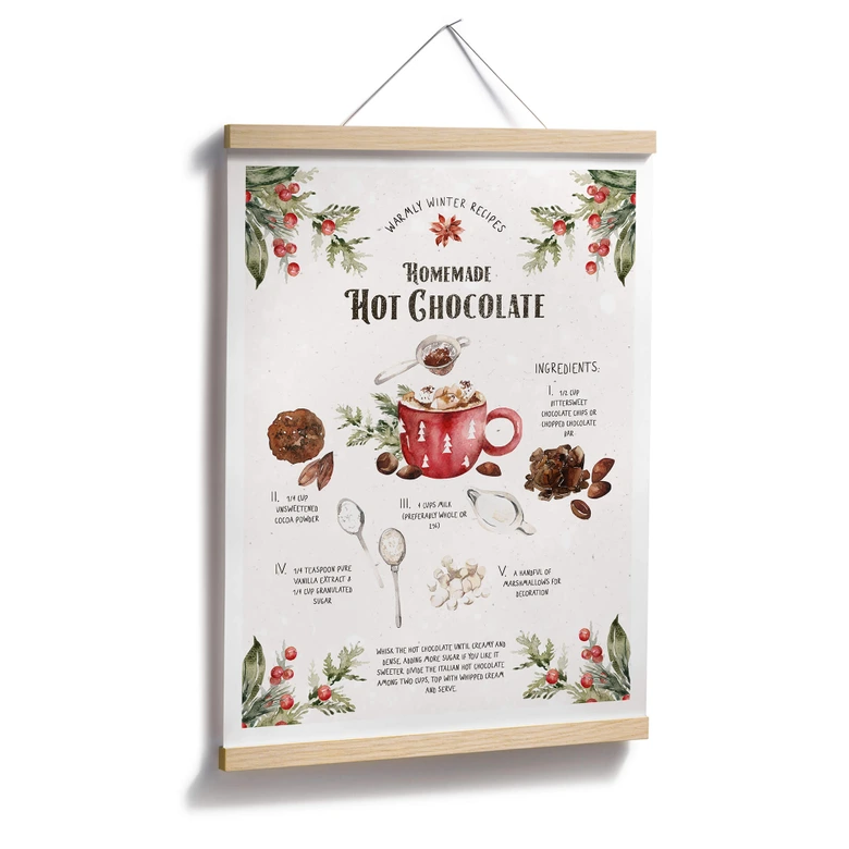 Poster Homemade Hot Chocolate Recipe 