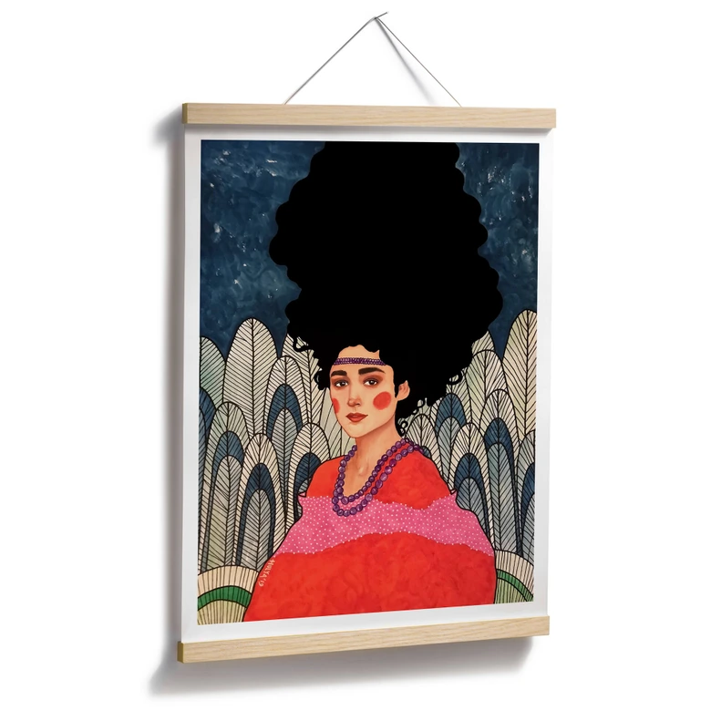 Poster Hülya - Tu sens mon regard 