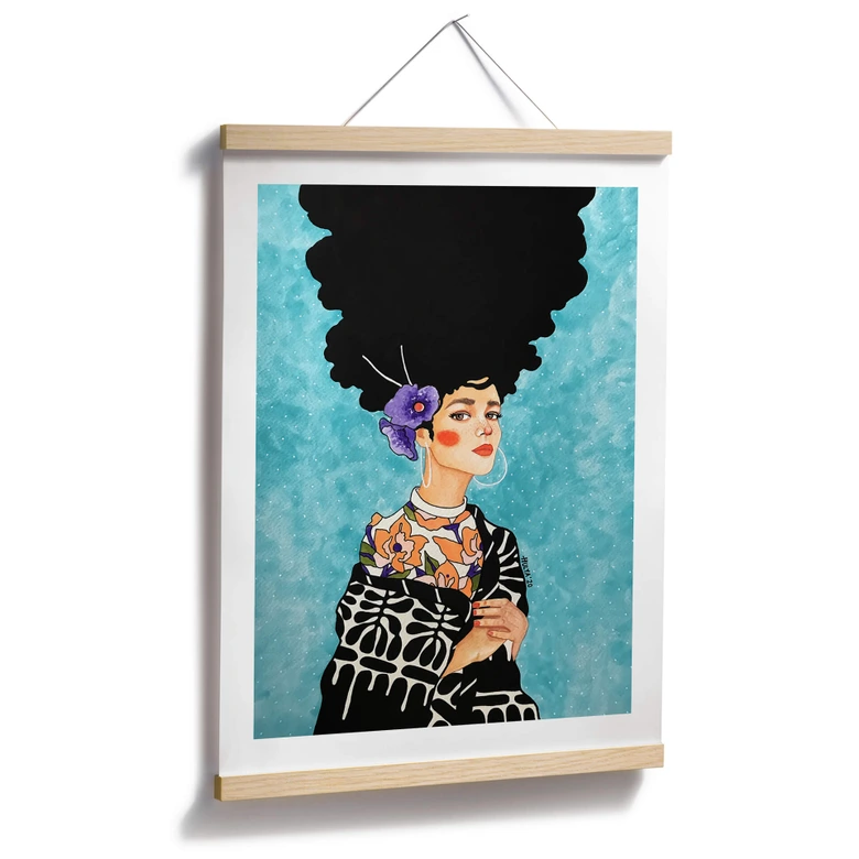 Plakat Hülya - Hibiscus in your hair 