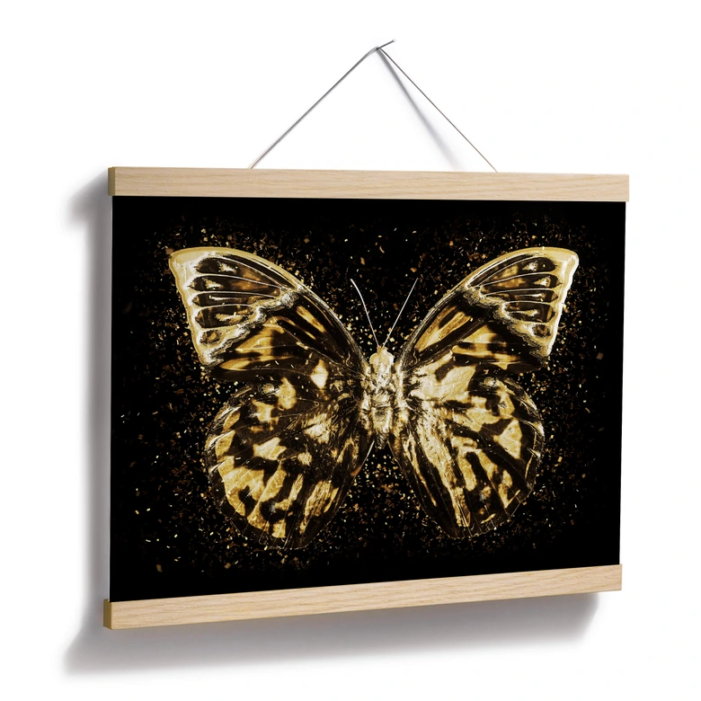 Póster Hugonnard - Mariposa dorada 