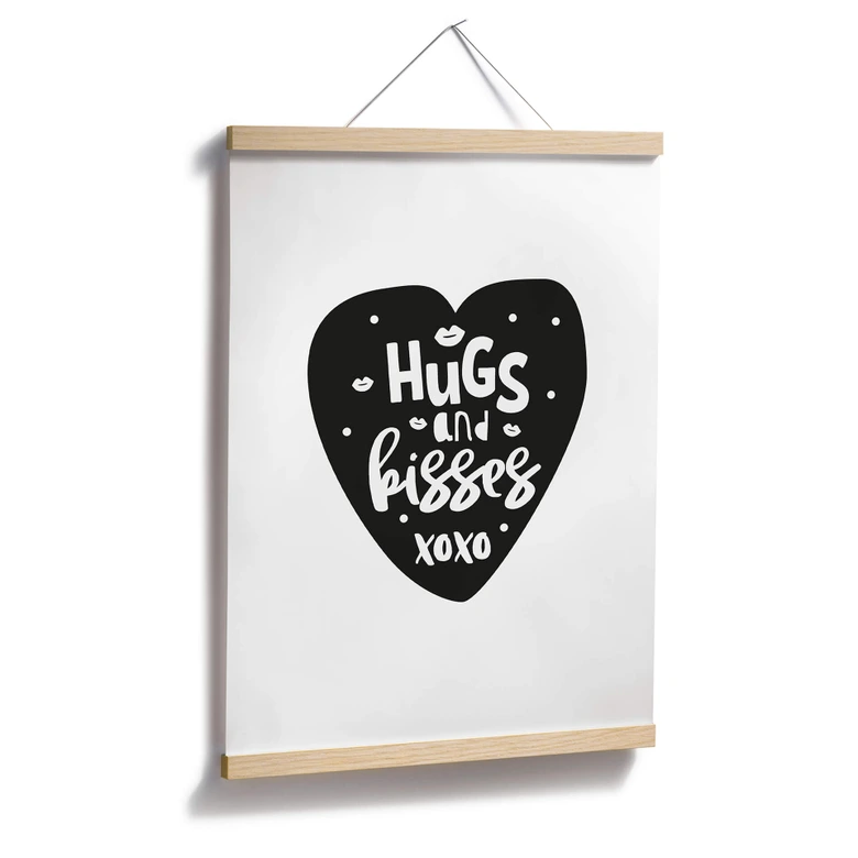 Poster Hugs and kisses 