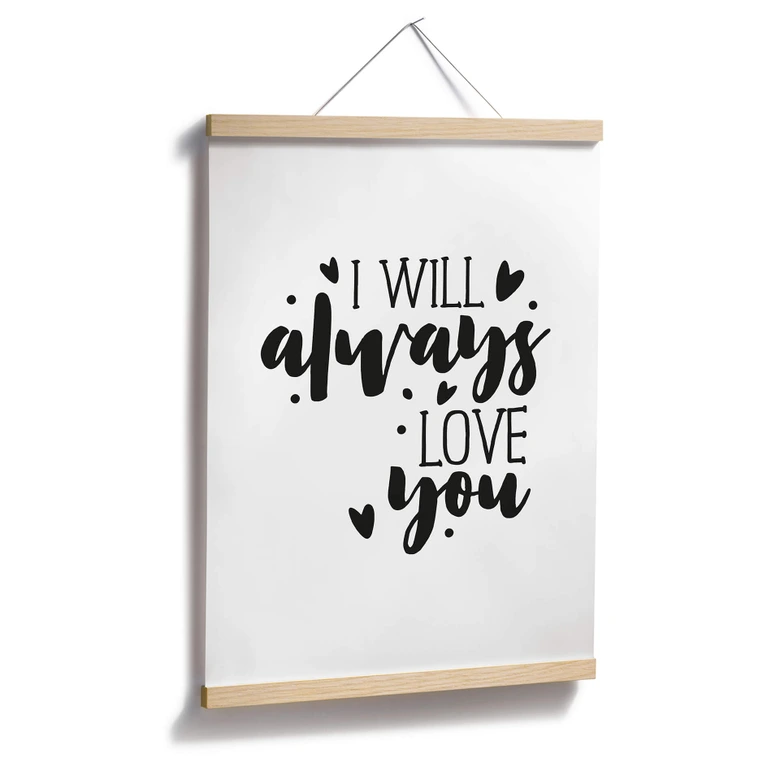 Poster I will always love you 