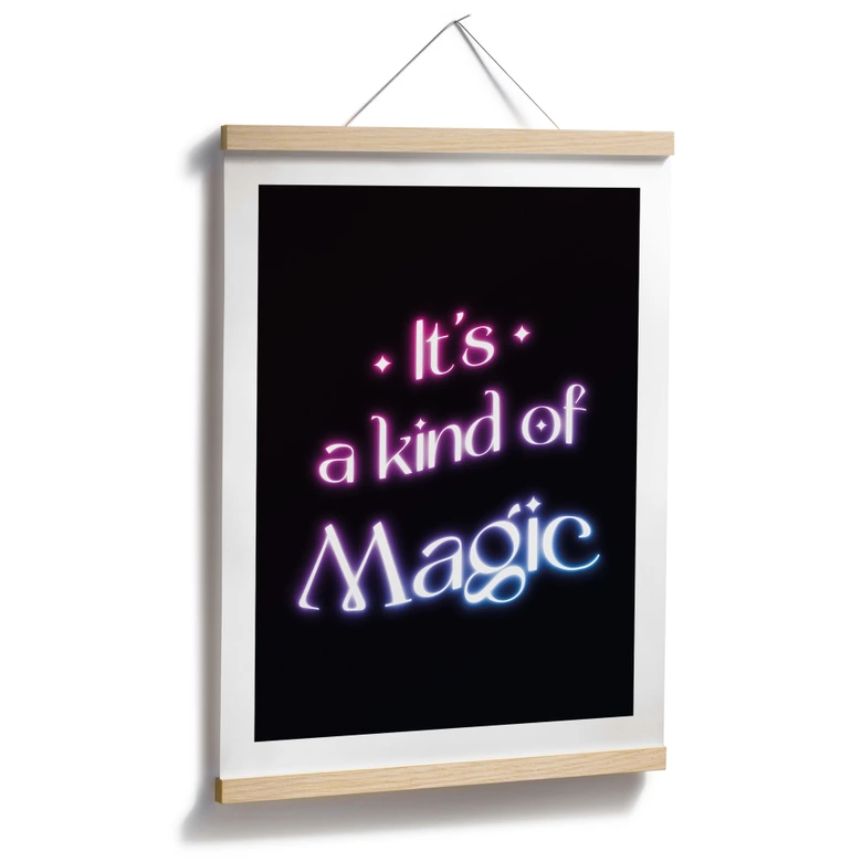 Poster Songtext - It's a kind of magic 