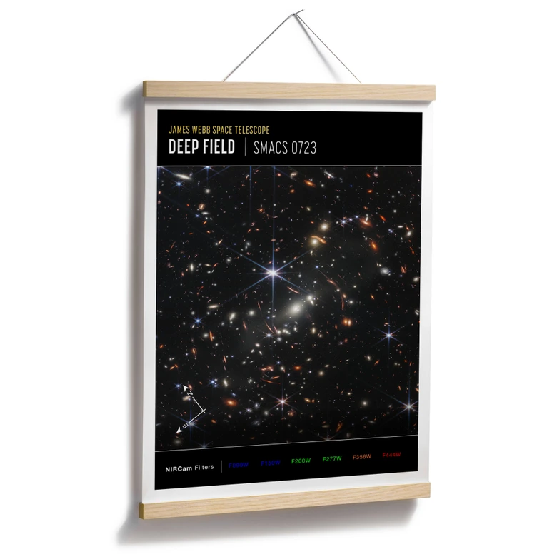 Poster James Webb Telescope - Deep Field Compass 