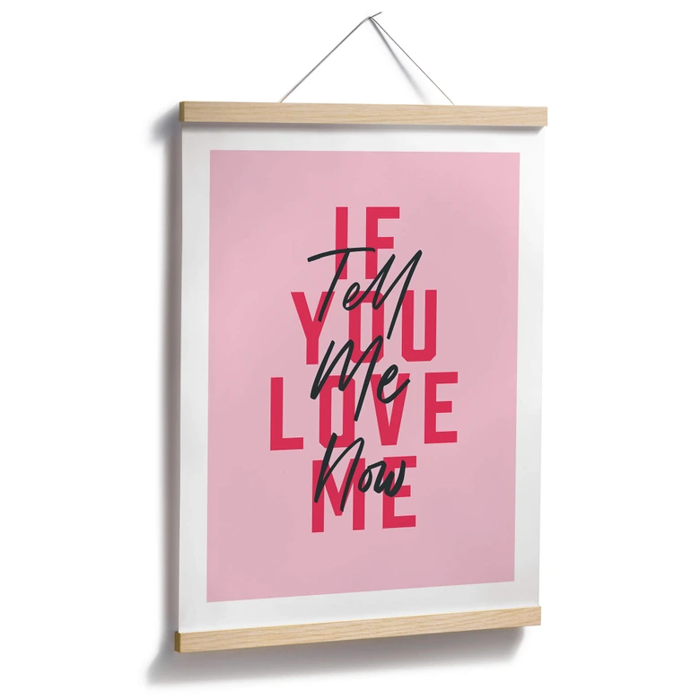 Plakat Kerr-Dineen - Jeśli mnie kochasz, powiedz mi to teraz 