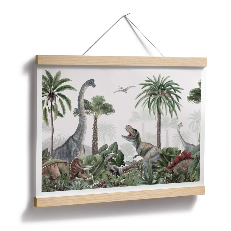 Poster Kikki Belle - Les aventures des dinosaures 