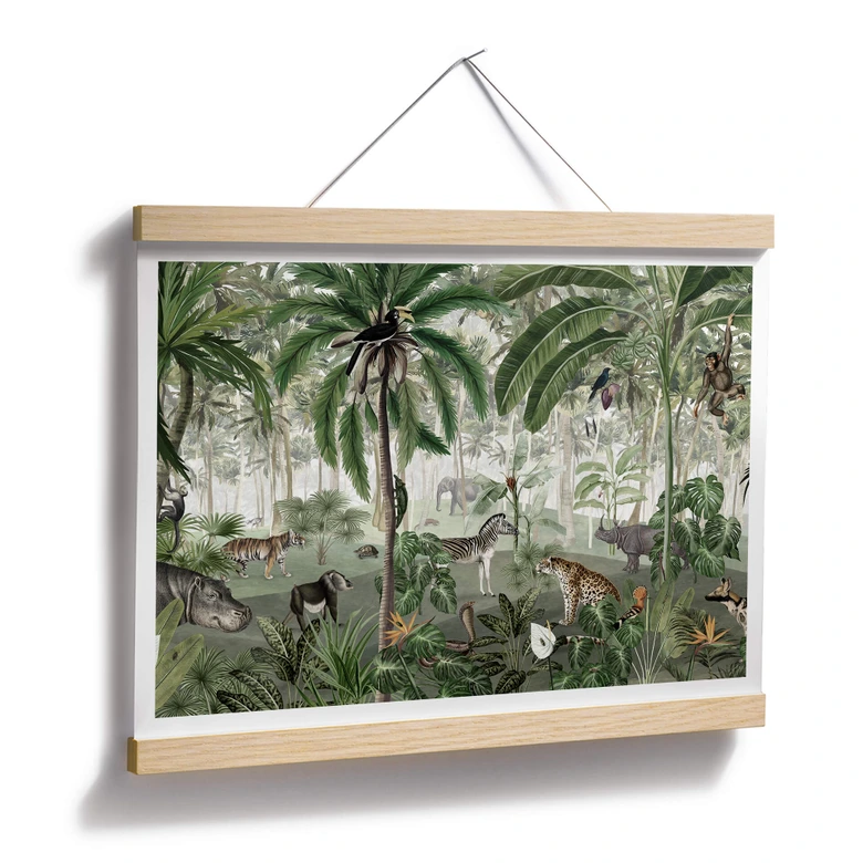 Plakat Kikki Belle - Obraz do wyszukiwania w dżungli 