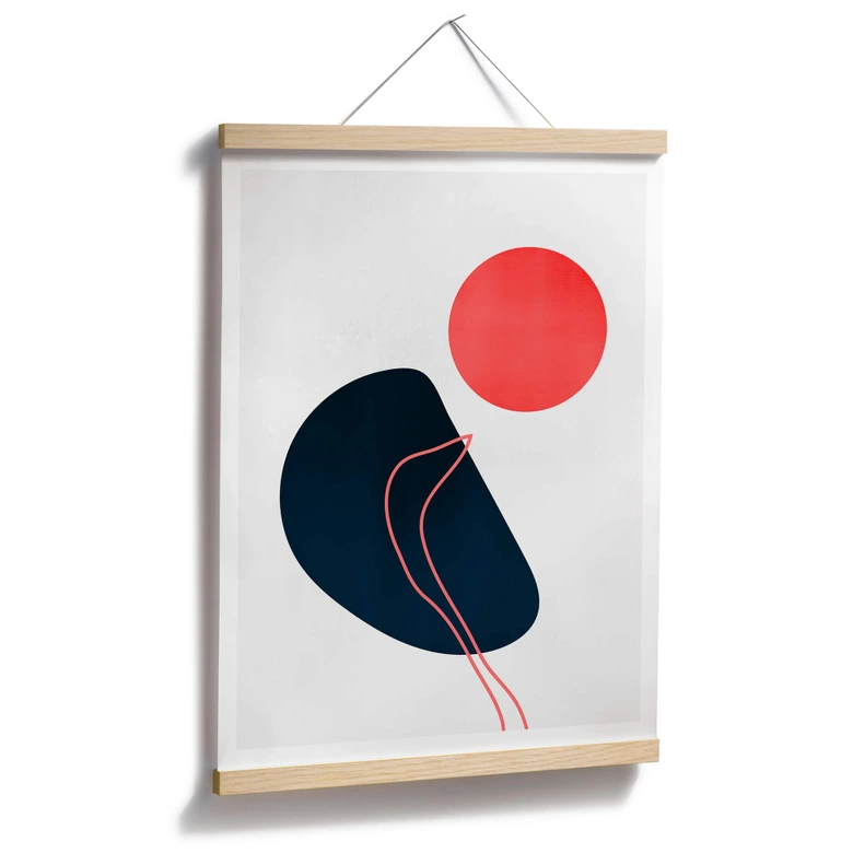 Poster Kubistika - Abstraktion 