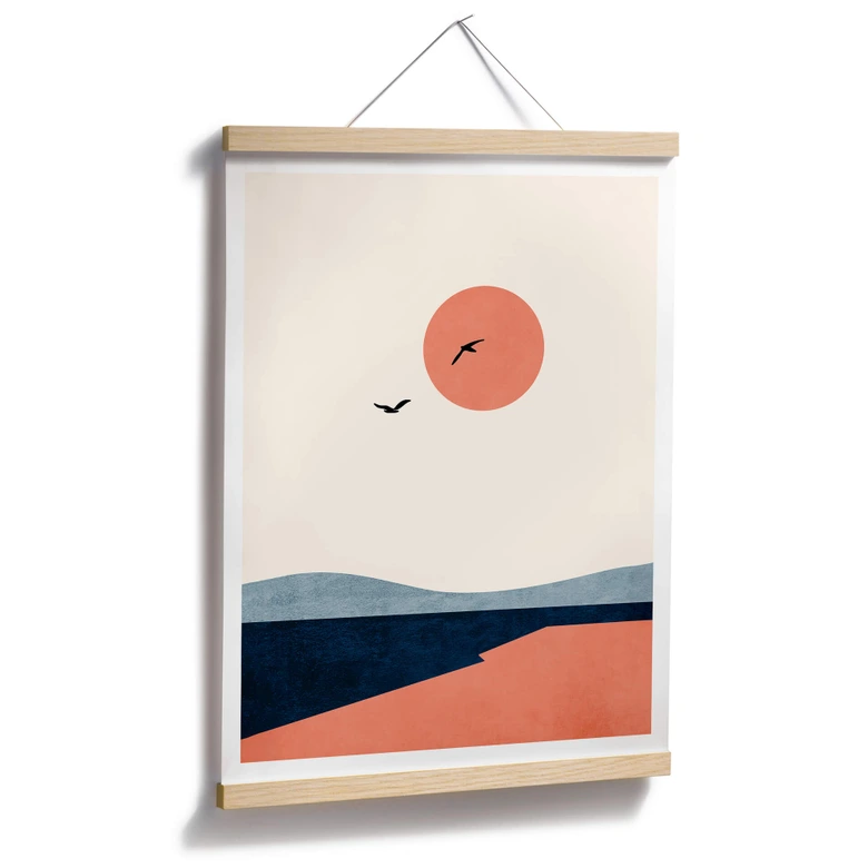 Poster Kubistika - Auf einer Reise 